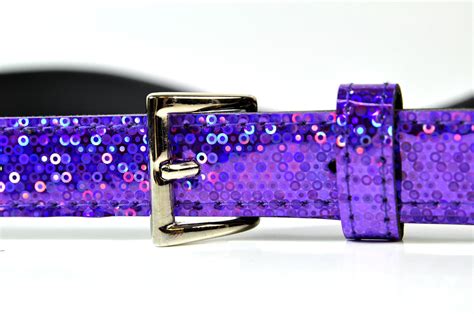 violet designer belts